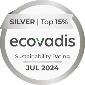 EcoVadis : obtention d’une médaille d’argent (avec une tranche dorée)