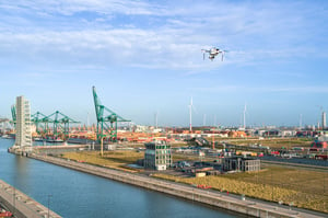 Circet déploie la fibre pour le réseau de drones du port d'Anvers